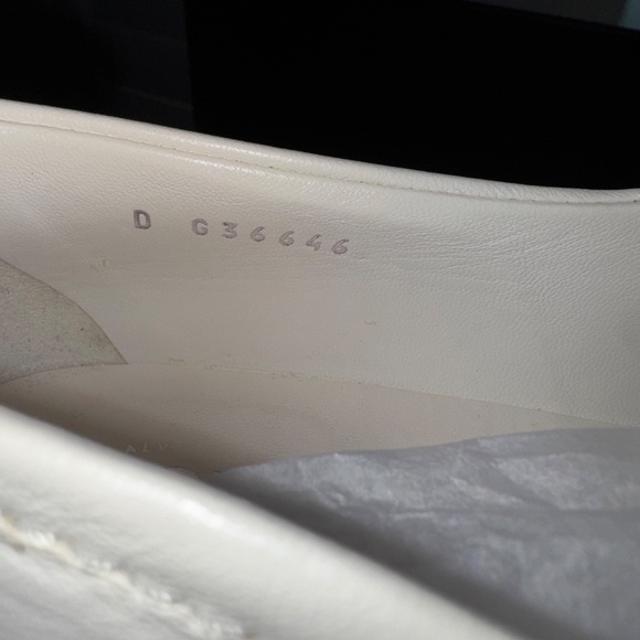 Chanel CC Turnlock Loafers (White with Silver Hardware) - Picture 5 of 6